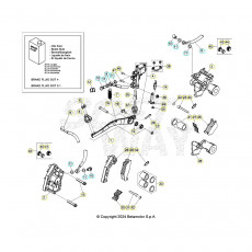 Beta RR350RC 24 4T Bremsen