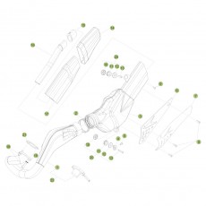 Beta  EVO125 Factory 16 Auspuffsystem