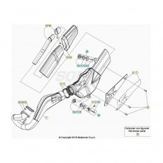 Beta  EVO125 Factory 20 Auspuffsystem