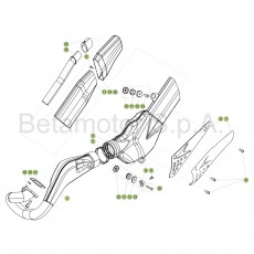 Beta EVO200 17 Auspuffsystem