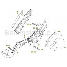 Beta EVO200 18 Auspuffsystem