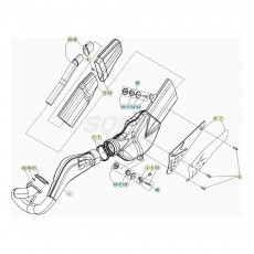 Beta EVO200 22 Auspuffsystem