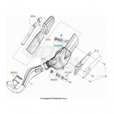 Beta EVO200 Factory 22 Auspuffsystem