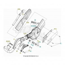 Beta EVO200 23 Auspuffsystem
