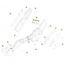 Beta EVO290 10 Auspuffsystem