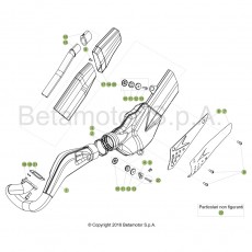 Beta EVO300 18 Auspuffsystem