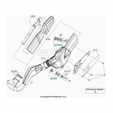 Beta EVO300 2T 20 Auspuffsystem