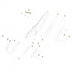 Beta EVO300 4T 09 Auspuffsystem