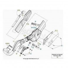 Beta EVO300 Factory 24 Auspuffsystem