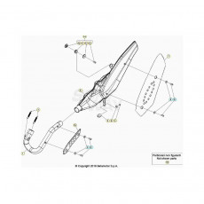 Beta EVO300 Factory 4T 20 Auspuffsystem