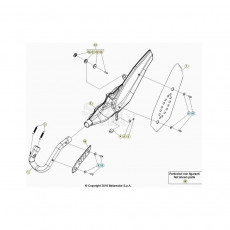 Beta EVO300 Factory 4T 23 Auspuffsystem