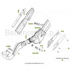 Beta EVO300 SS 19 Auspuffsystem