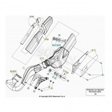 Beta EVO300 SS 24 Auspuffsystem