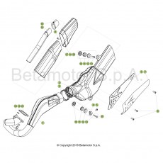 Beta EVO300 SS Factory 17 Auspuffsystem