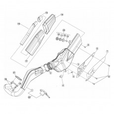 Beta EVO300 12 Auspuffsytem