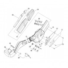 Beta EVO300 15 Auspuffsytem