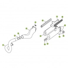 Beta REV3 200 06 Auspuffsystem