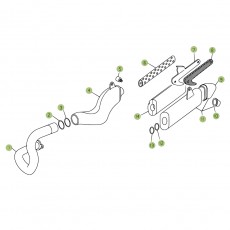 Beta REV3 250 06 Auspuffsystem