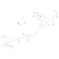 Beta RR125 14 Auspuffsystem