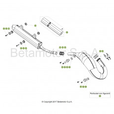 Beta RR125 19 Auspuffsystem