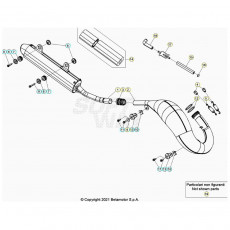 Beta RR125 24 Auspuffsystem