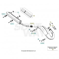 Beta RR125RC 26 Auspuffsystem