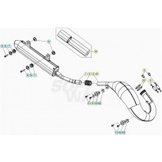 Beta RR125 20 Auspuffsystem