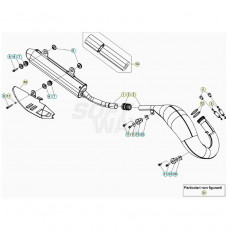 Beta RR200 20 Auspuffsystem