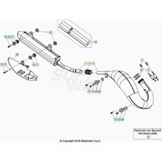 Beta RR200 21 Auspuffsystem