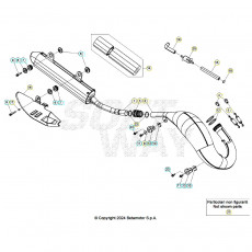 Beta RR200RC 26 Auspuffsystem