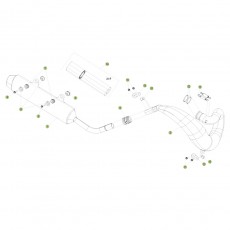 Beta RR250 2T 14 Auspuffsystem 1