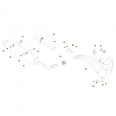 Beta RR250 2T 15 Auspuffsystem 1