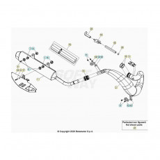 Beta RR250RC 22 Auspuffsystem
