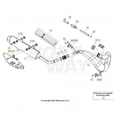 Beta RR250RC 24 Auspuffsystem
