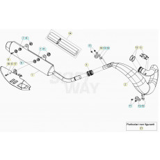 Beta RR250RC 20 Auspuffsystem