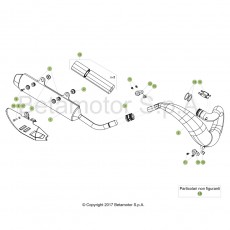 Beta RR300 Racing 18 Auspuffsystem