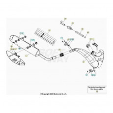 Beta RR300RC 22 Auspuffsystem