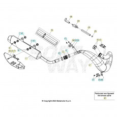 Beta RR300RC 24 Auspuffsystem