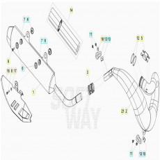 Beta RR300 20 Auspuffsystem