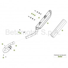Beta RR350 17 Auspuffsystem