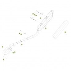 Beta RR350 Factory 14 Auspuffsystem