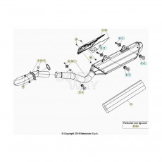 Beta RR350RC 20 4T Auspuffsystem