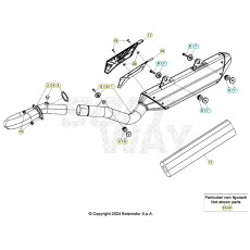 Beta RR350RC 26 4T Auspuffsystem