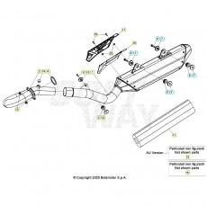 Beta RR390 26 Auspuffsystem