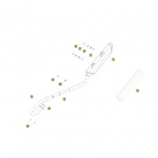 Beta RR430 15 Auspuffsystem