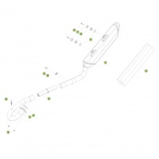 Beta RR430 Racing 16 Auspuffsystem