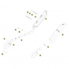 Beta RR450 Racing 13 Auspuffsystem