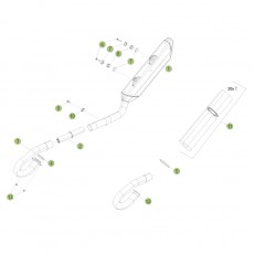 Beta RR450 Racing 14 Auspuffsystem