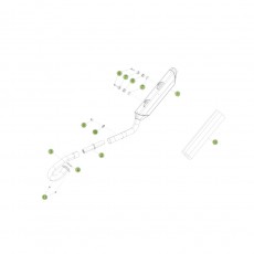 Beta RR480 15 Auspuffsystem