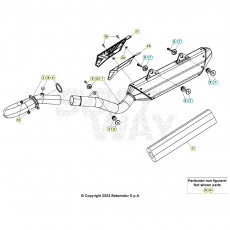 Beta RR480 Racing 25 Auspuffsystem
